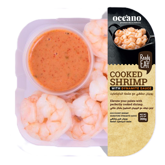 Cooked Shrimp with Dynamite Sauce