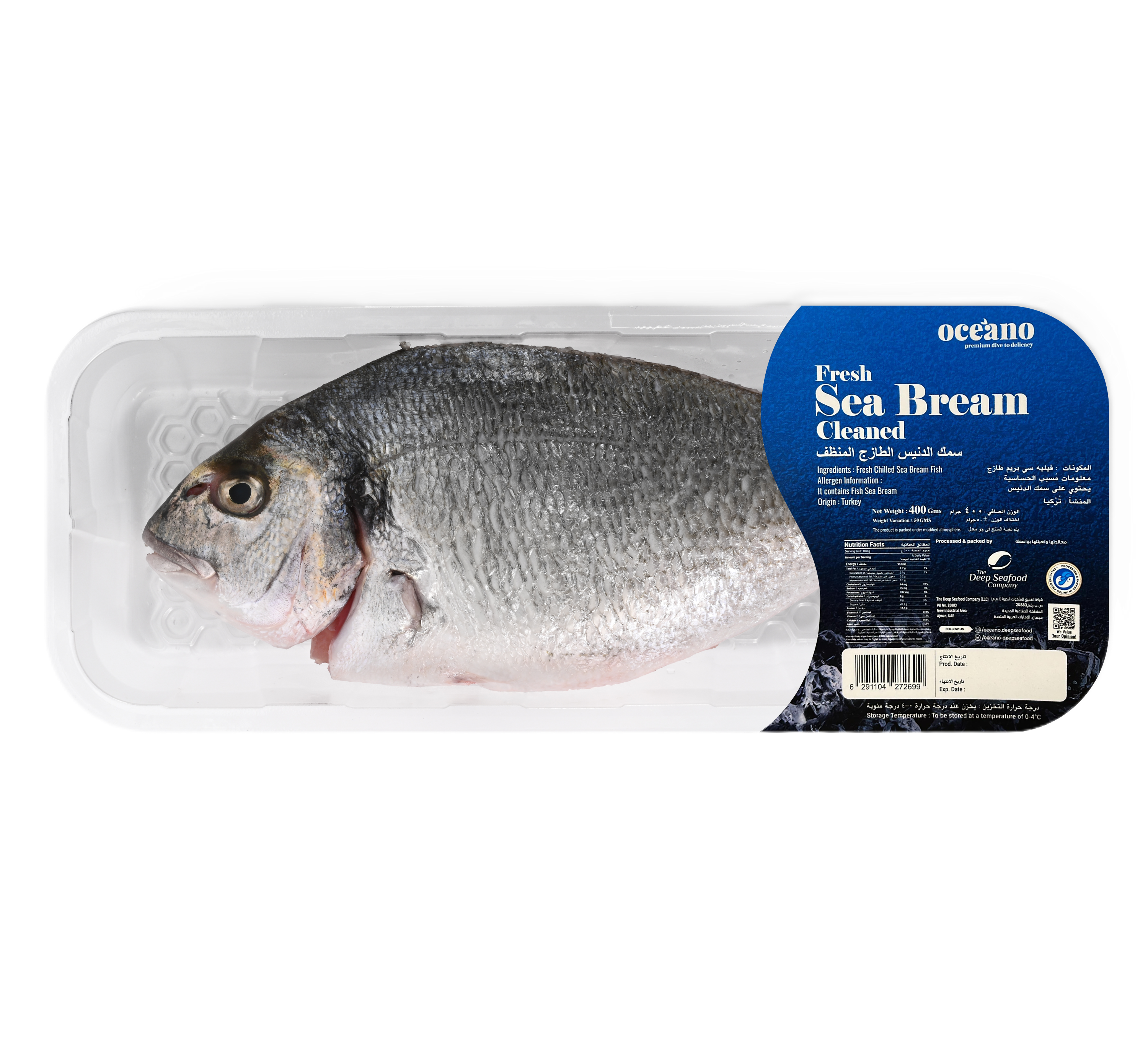 Sea Bream Cleaned