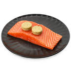 Salmon Portion Garlic and Rosemary Butter - 220 Gms