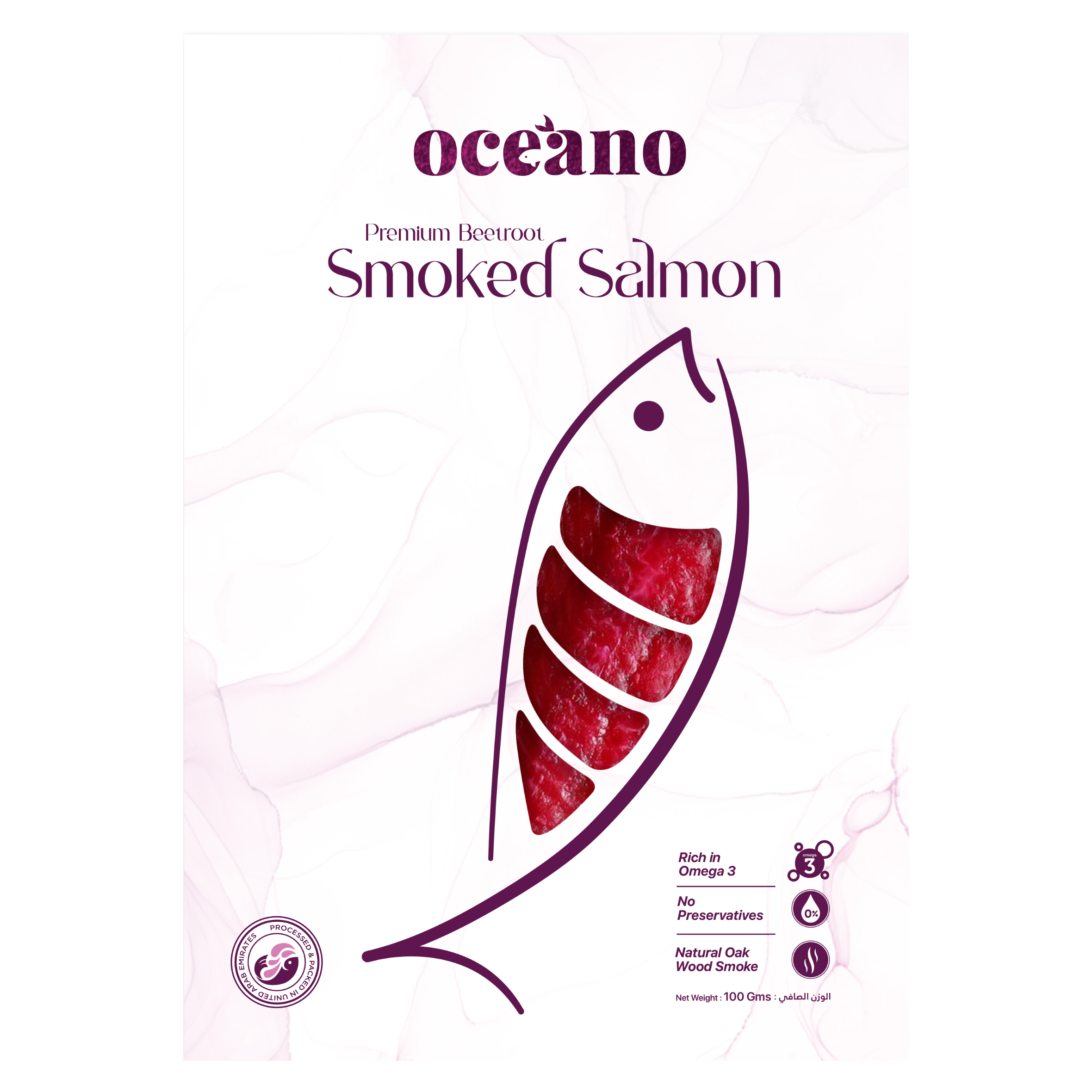 Premium Beetroot Smoked Salmon